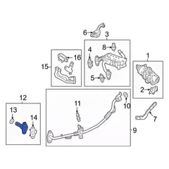 Exhaust Gas Recirculation (EGR) Tube Adapter Connecting - 2.3L