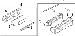 Floor Storage Compartment Stowage Box