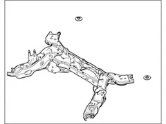 Suspension Subframe Crossmember - Rear