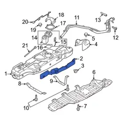 Fuel Tank Shield Heat