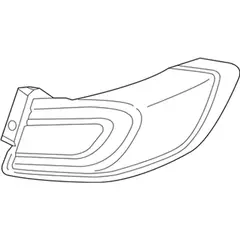Tail Light Stop And Flasher Lamp - Left, Rear