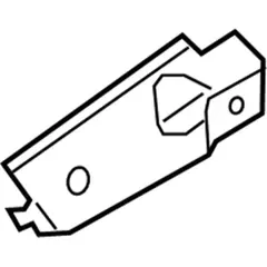 Quarter Panel Reinforcement - Left, Inner (Convertible)