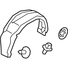 Quarter Panel Splash Shield Filler - Right, Inner