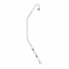 Medium Mount Turbo Oil Supply Tube for S60 12L