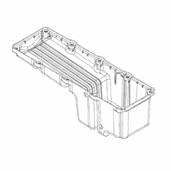 Oil Pan Acoustic Cover for S60 14L DDEC 6