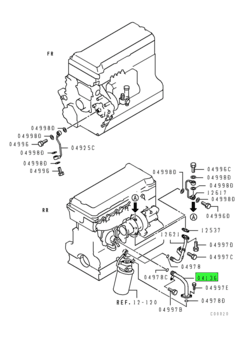 TUBE,BY-PASS OIL FILTER FEED 1