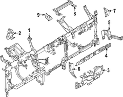 Instrument Panel Crossmember Bracket Reinforcement
