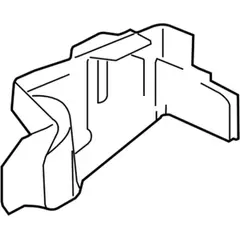 Trunk Trim Panel Carpet (RR) Quarter Panel/Lugg.Compart - Right, Rear (Coupe)