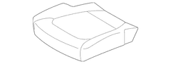 Seat Cover Cushion - Right, Front
