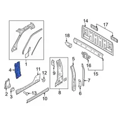 Body A-Pillar Reinforcement - Right, Inner