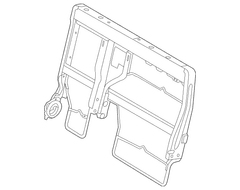 Seat Back Frame Retaining - Rear