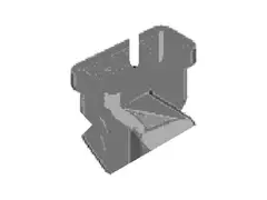 Drive Motor Battery Compartment Cooling Fan Duct Air - Rear