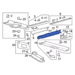 Panel Trim - Right, Rear, Inner