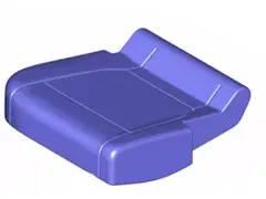 Seat Cushion Cover - Right, Rear