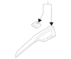 Instrument Panel Molding - Right