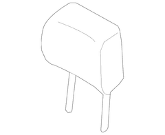 Cover And Pad Headrest - Left, Right, Front (XLT)