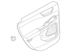 Door Interior Trim Panel <br>Trim that attaches to the side of Cover -