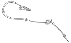 Selector Lever Control Cable Automatic Transmission Shifter (AT)