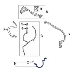 Tube Air Conditioning (A/C) Pipe - 3.5L