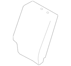 Seat Back Cushion Cover - Right, Rear
