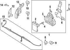 Bracket - Left, Driver, Center (BEV)