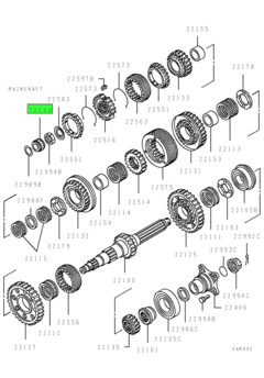 BEARING,M/T MAIN SHAFT PILOT 1