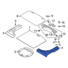Floor Storage Compartment Support