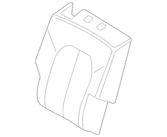 Perforated Seat Cover Back Cushion <br>A used to replace the original equipment of a