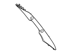 Body A-Pillar Trim Panel Windshield molding - Left