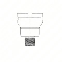 Injector Sleeve Cup for Cylinder Head S60 14L EPA07