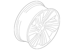 Wheel Rim 22 X 9.5 Style 1