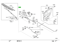 ARM ASSY,WINDSHIELD WIPER 2