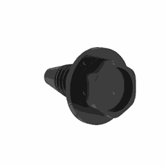 M5 x 0.8 Thread Grooving Hex Head Flanged Bolt
