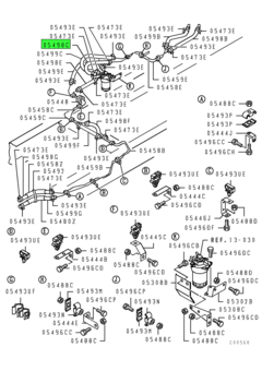 HOSE,FUEL RETURN LINE 1