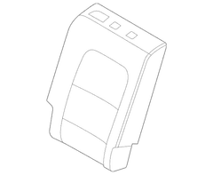 Seat Back Cushion Cover - Right, Rear