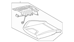 Seat Cushion Foam Element - Left, Front