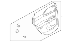 Door Interior Trim Panel - Right, Front, Lower (TRAIL)