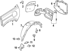 Quarter Panel Body Side - Left, Rear, Outer (Raptor Series)