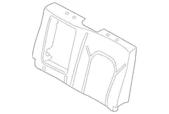 Door Pillar Post Trim Set C Panel - Left, Back, Inner (XL, XLT)