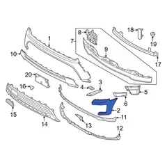 Bumper Corner Cover Extension Side Bar