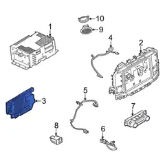 Gps Navigation Control Module Central Processing Unit