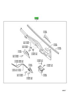 TRIM,FR DOOR,UPR LH 2