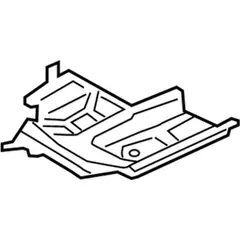 Frame Side Member Reinforcement Sidemember Extension - Right, Front, Inner