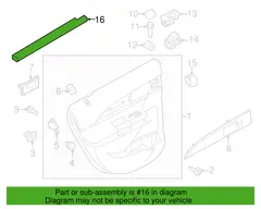 Bumper Trim Filler - Right, Front (Limited)