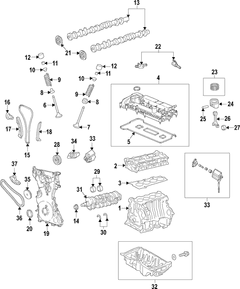 Engine Camshaft - Left 2.0L