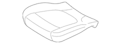 Seat Cover Cushion - Left, Front