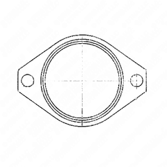 Gasket for EGR Upper Hot Pipe for S60 14L DDEC VI