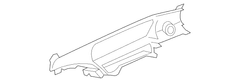 Instrument Cluster Bezel Panel <br>Trim piece that surrounds the (Reserve)