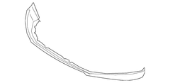 Valance Panel Bumper Air deflector - Front, Lower (Spoiler)