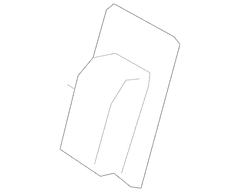 Child Restraint Anchor Plate Bezel Trim <br>Bezel that surrounds the Latch